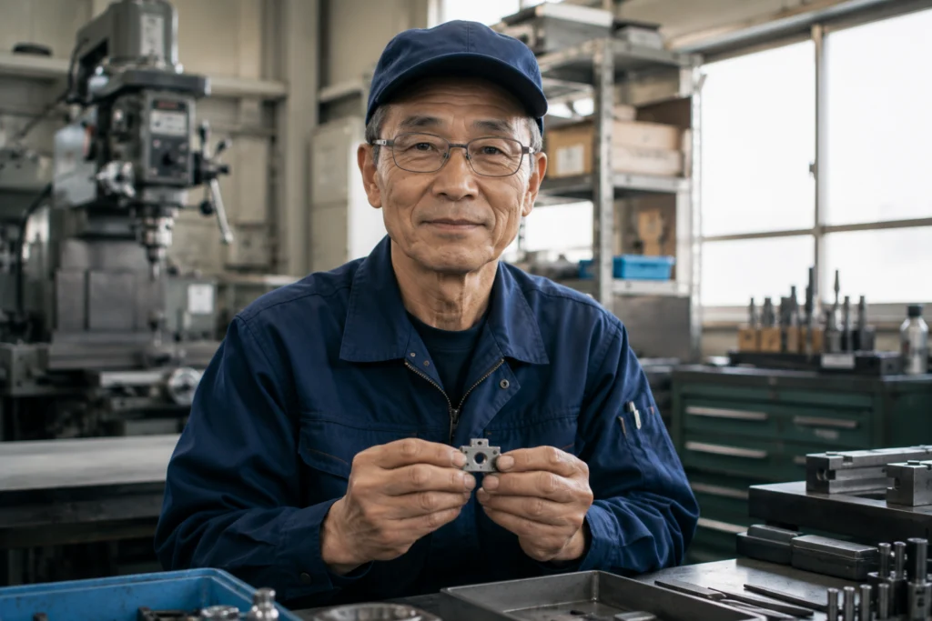 大森（職人・入社41年）ポートレート