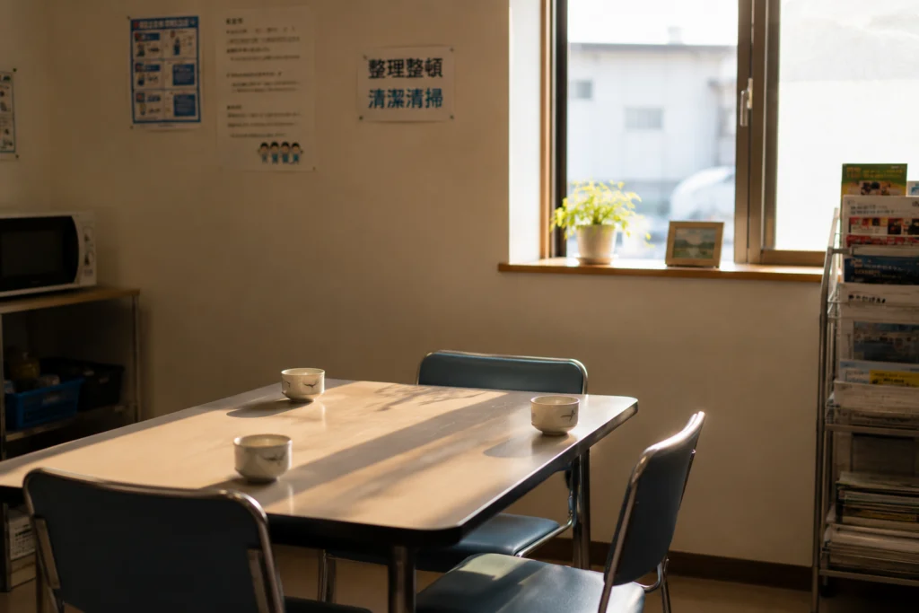 休憩室(見学申込ページ)